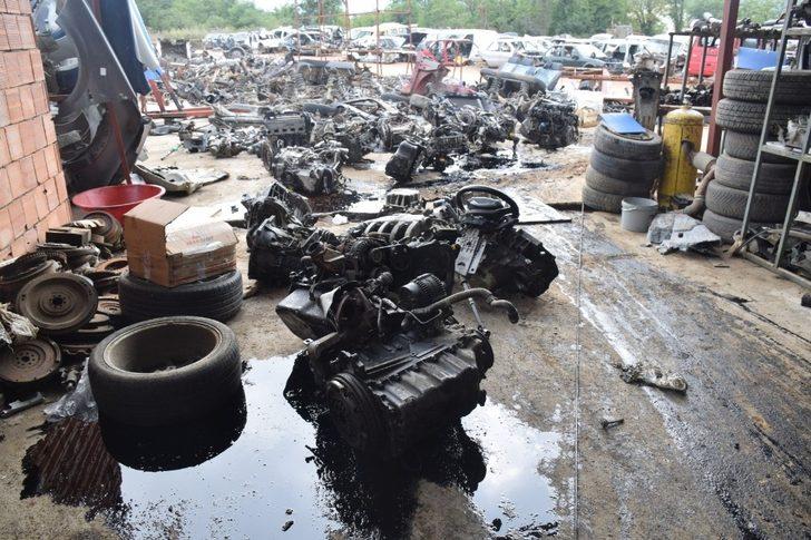 Çalıntı araçları parçalayıp satan kişiler yakalandı G2