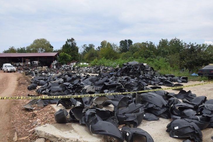 Çalıntı araçları parçalayıp satan kişiler yakalandı G3