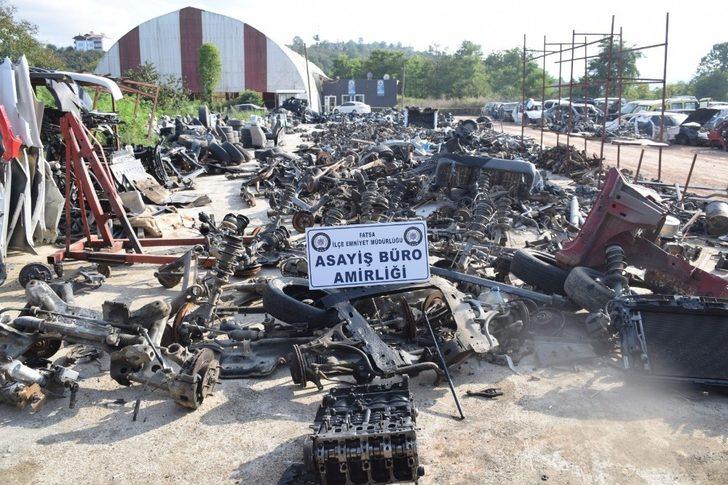Çalıntı araçları parçalayıp satan kişiler yakalandı G4