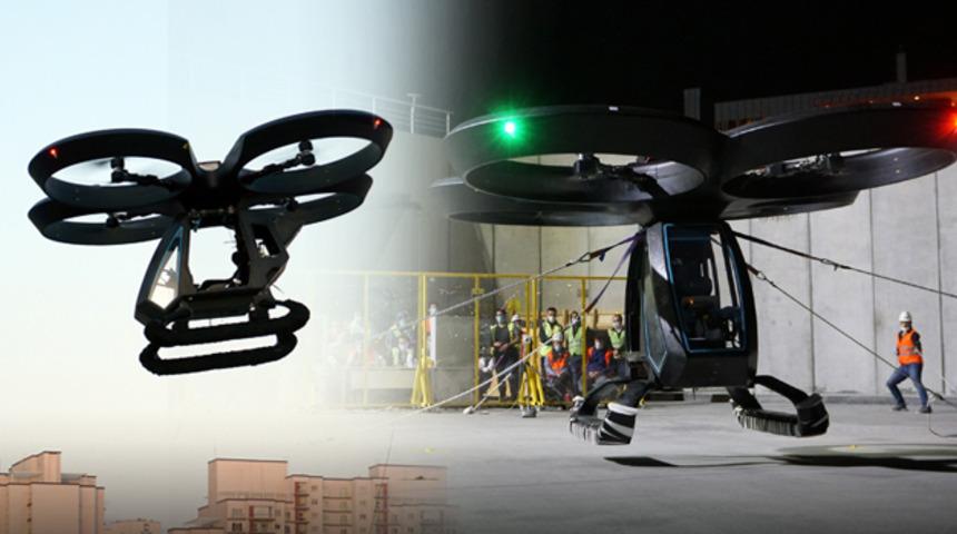 Türkiye’nin ilk uçan arabası! Cezeri havalandı