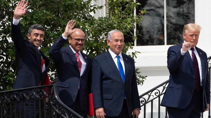İsrail ile BAE ve Bahreyn arasındaki anlaşmaya arabuluculuk yapan Trump: Yeni Ortadoğu'nun şafağındayız