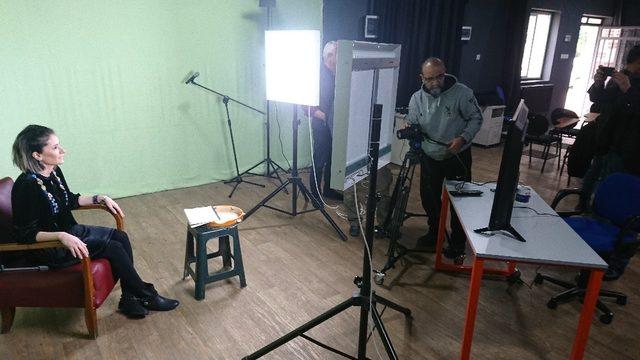 Aydın’da EBA ders içeriklerinin çekimlerine başlandı