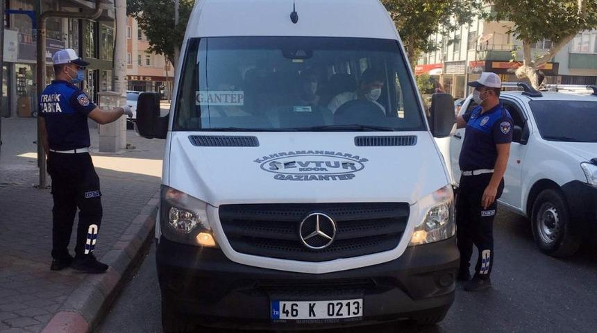 Kahramanmaraş&rsquo;ta minib&uuml;slere denetim