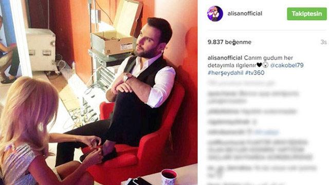 Alişan ın Çağla Şıkel paylaşımı tartışma yarattı 1