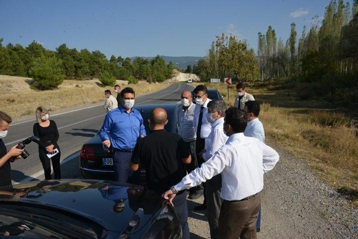 Vali Çelik Murat Dağı yol çalışmalarını inceledi G1