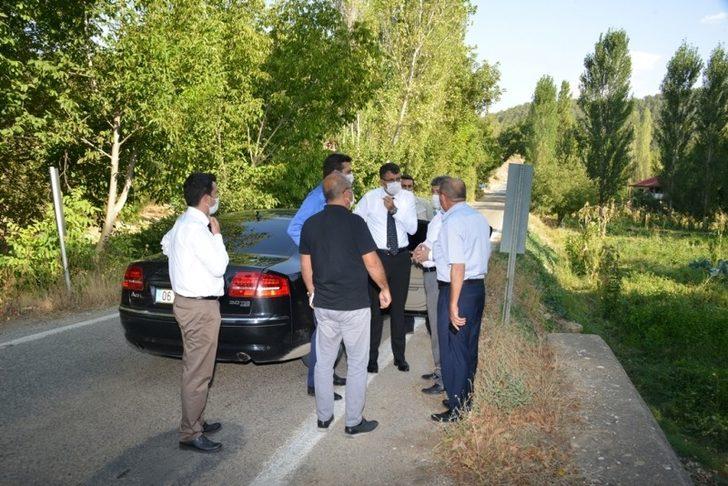 Vali Çelik Murat Dağı yol çalışmalarını inceledi G3