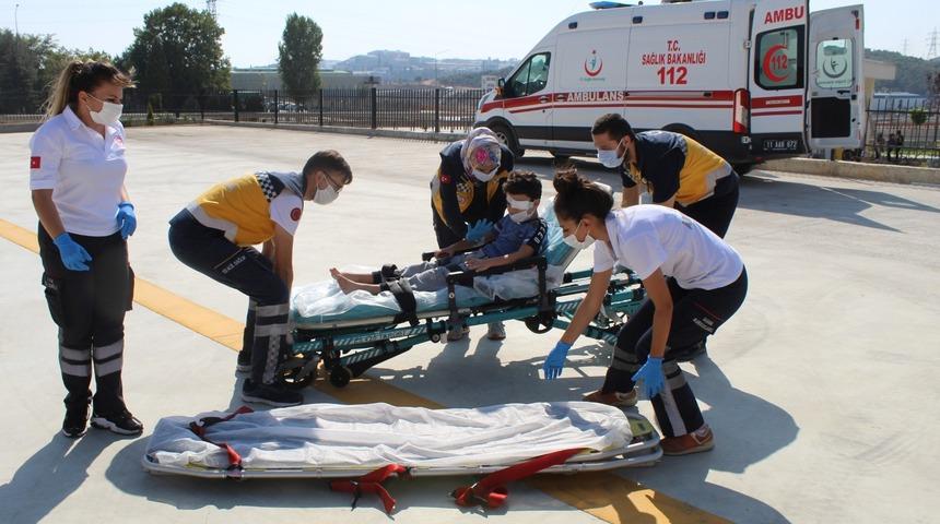 8 yaşındaki çocuk için ambulans helikopter sevk edildi