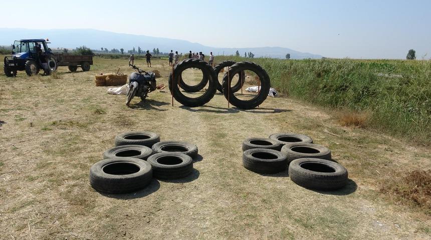 Aydın'daki tarlada 'Survivor' yarışması