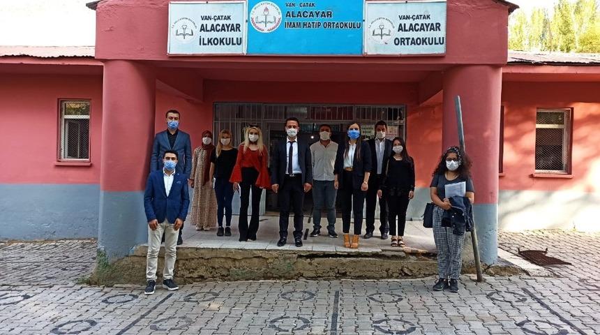 &Ccedil;atak&rsquo;ta okullar y&uuml;z y&uuml;ze eğitime hazırlanıyor