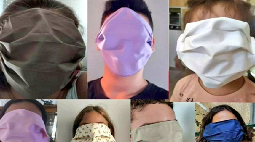 Yunanistan'da maske skandalı: Yüzün tamamını kaplıyor!