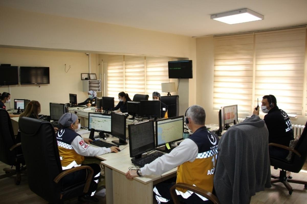 Aydın 112 Komuta Kontrol Merkezi vakalara daha hızlı yetişiyor