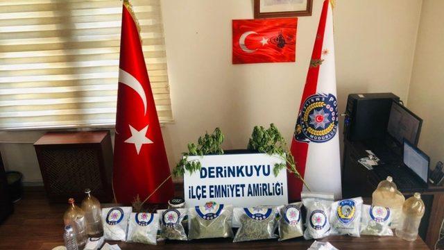 Derinkuyu’da uyuşturucu operasyonu: 1 tutuklama
