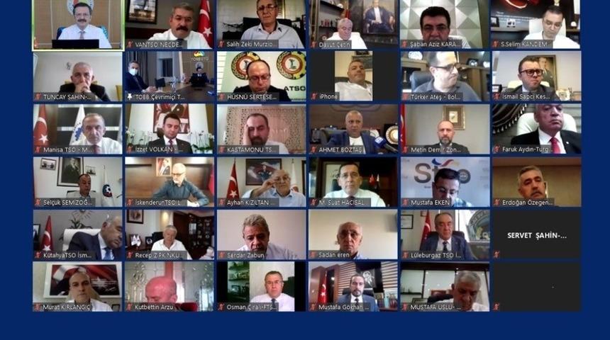 Başkan Yılmaz ticaret ve sanayi odaları konsey toplantısına katıldı