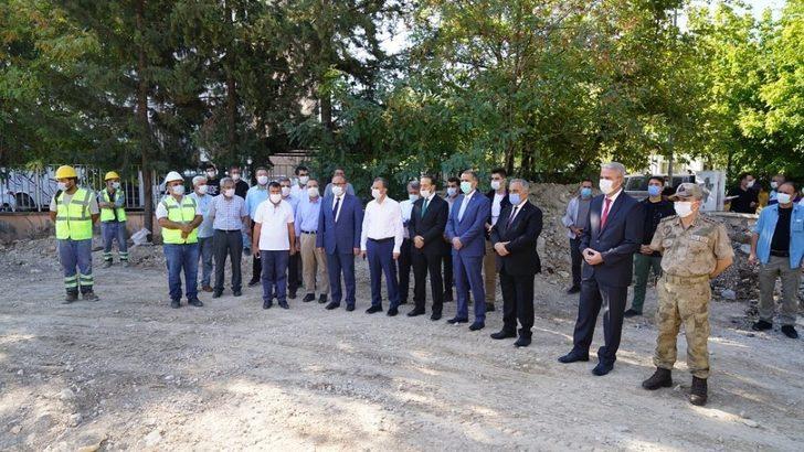 Halk eğitim merkezi binasının temeli dualarla atıldı G2