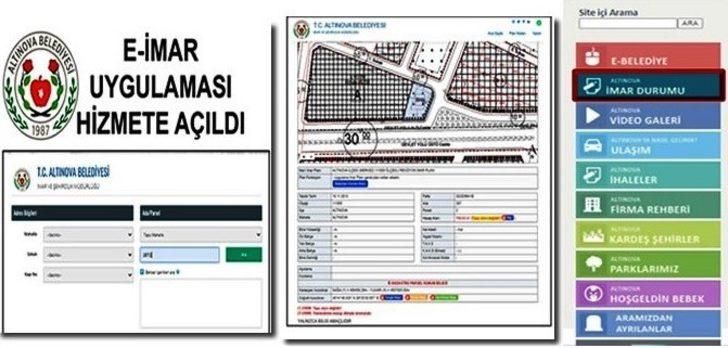 Altınova’da "e-imar" uygulaması G2