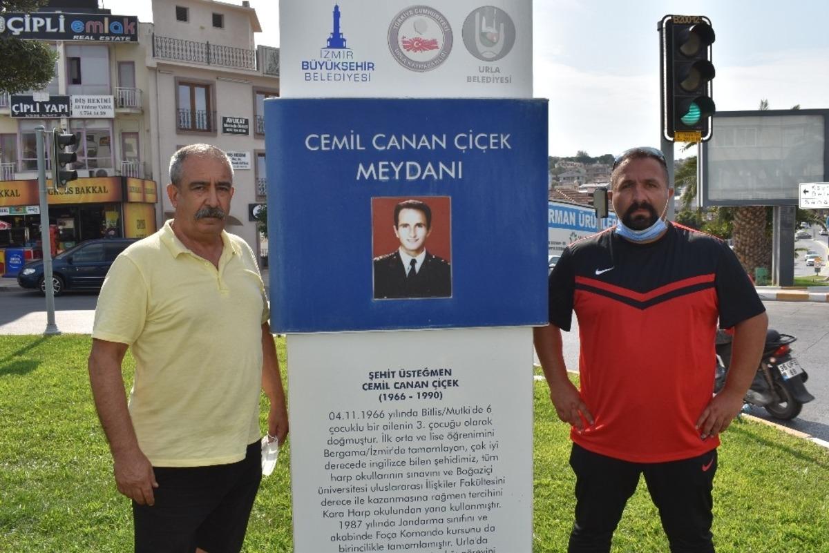 Sporcular antrenman yaptı, Şehit Cemil Canan &Ccedil;i&ccedil;ek Kavşağını ziyaret etti