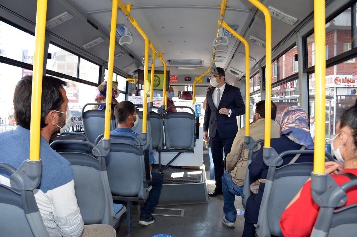 Vali Memiş, maske denetimi yaptı