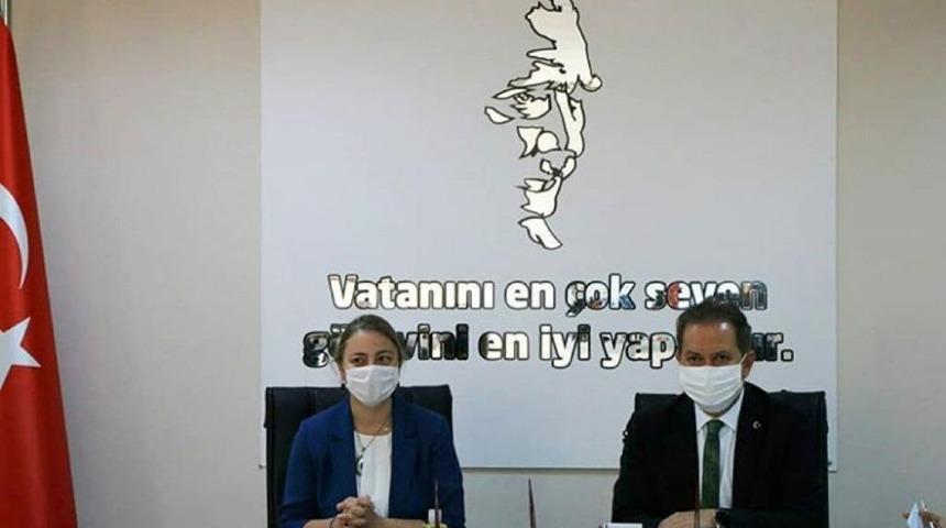 Avrupa Birliği ve Dış İlişkiler Genel M&uuml;d&uuml;r&uuml;, İl Milli Eğitim M&uuml;d&uuml;rl&uuml;ğ&uuml;&rsquo;n&uuml; Ziyaret Etti