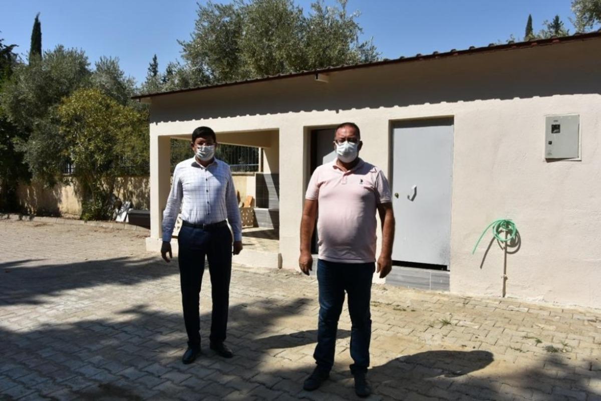 İsabeyli Mahallesi&rsquo;nde abdesthane ve yeni mezarlık alanı &ccedil;alışmaları tamamlandı