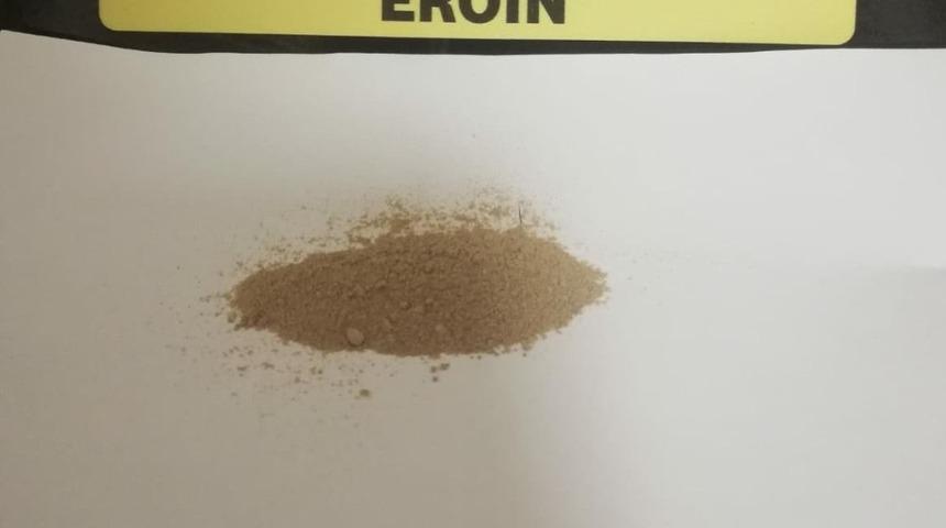 Şüpheli şahıstan eroin ele geçirildi