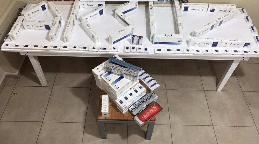 Arsuz&rsquo;da ka&ccedil;ak sigara operasyonu