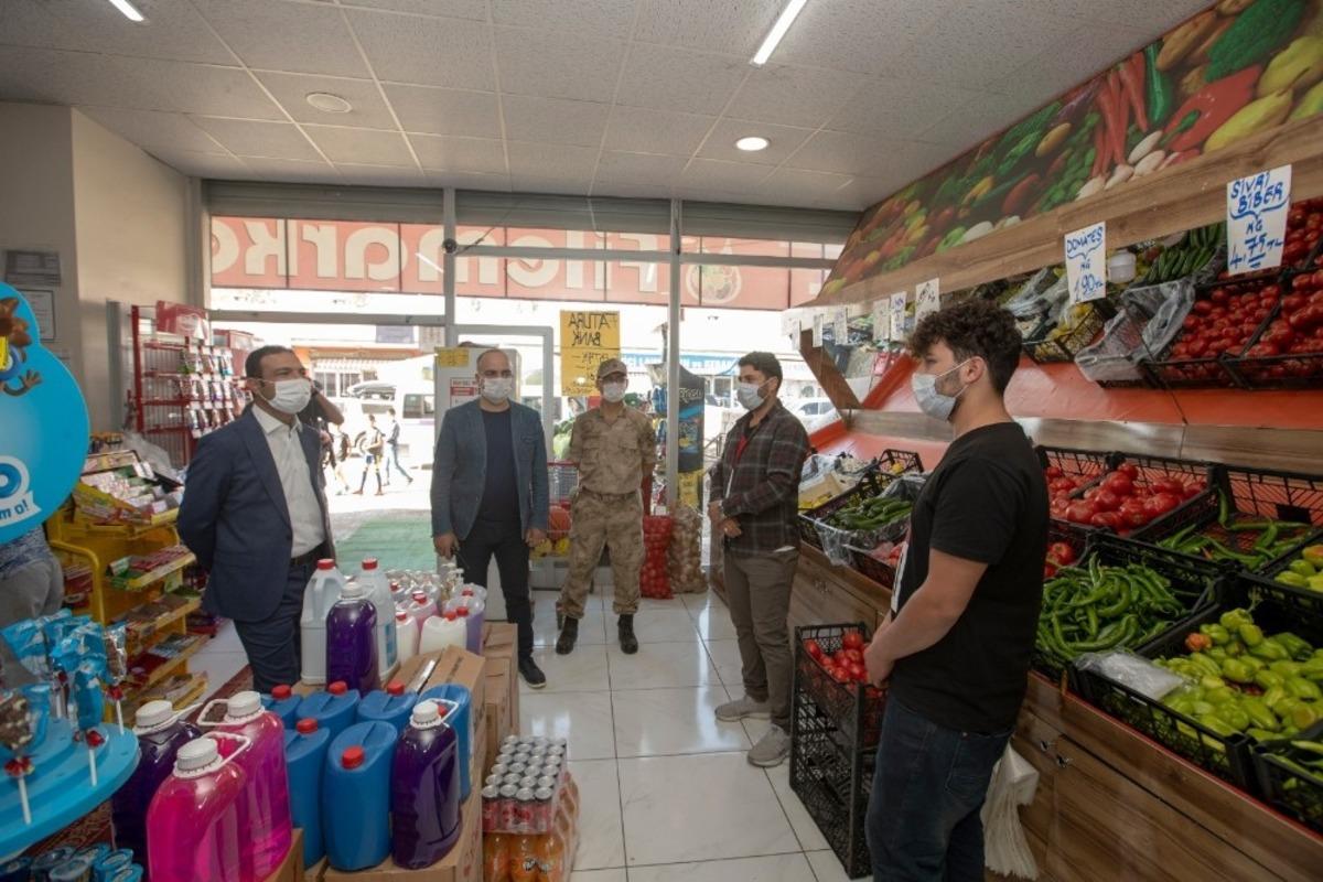 Belediye Başkan Vekili Aslan korona vir&uuml;s denetimlerine katıldı