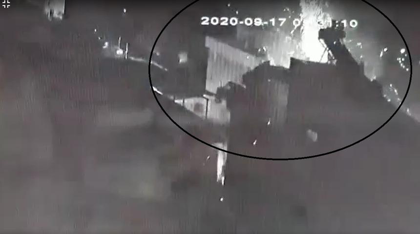 Panik anları: Bomba gibi patladı, ortalık savaş alanına döndü