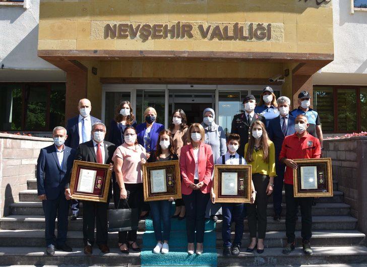 Nevşehir'de Devlet Övünç Madalyası ve Beratı Tevcih töreni yapıldı G3