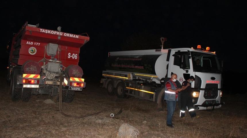 Tosya&rsquo;da 15 hektar ormanlık alan yandı