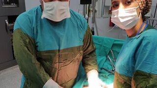 Şoke eden görüntü! Karnından futbol topu büyüklüğünde kitle çıktı