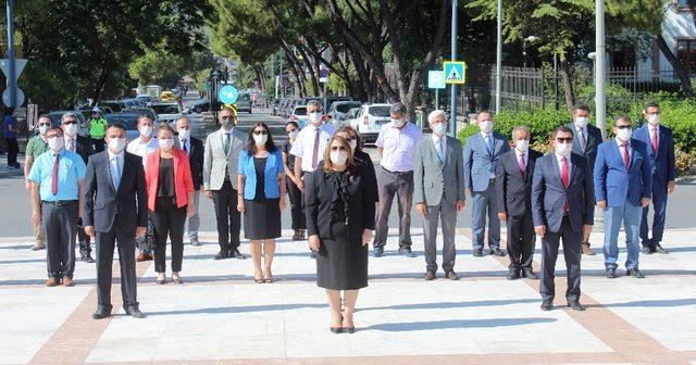 Muğla’da İlköğretim Haftası sade bir törenle kutlandı