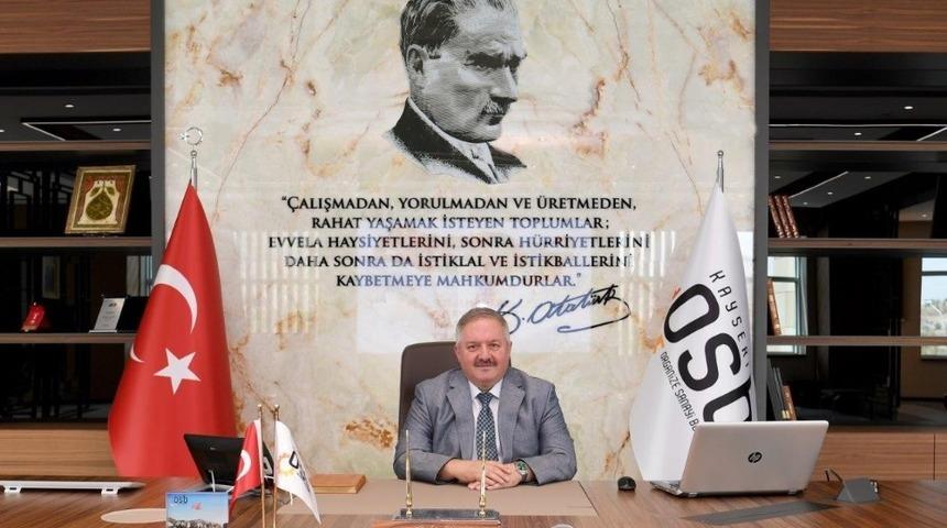 Kayseri OSB Yönetim Kurulu Başkanı Tahir Nursaçan, "Şehit ve gazilerimizin aileleri en kutsal emanetimizdir"