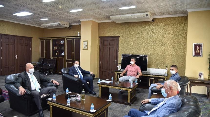 Manisa B&uuml;y&uuml;kşehir&rsquo;den Soma Belediyesine ziyaret