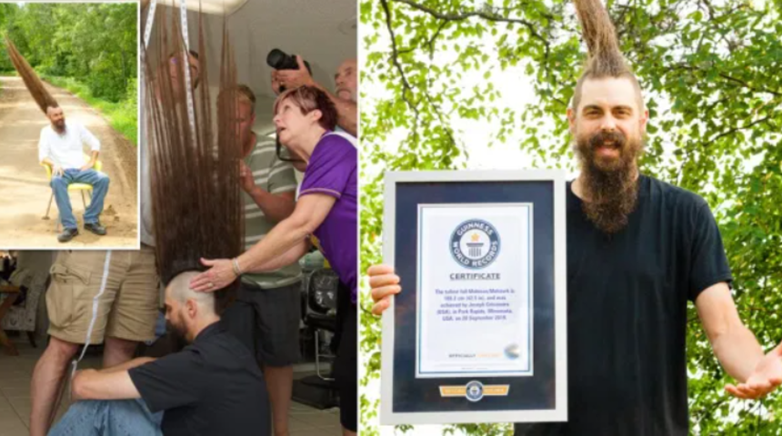 Rekor kırdı! 1 metreden uzun saça sahip adamın hikayesi şaşırtıyor