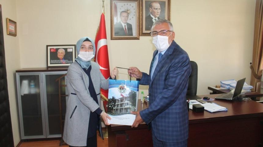 Başkan Bozkurt&rsquo;tan Kaymakam Kurt&rsquo;a hayırlı olsun ziyareti