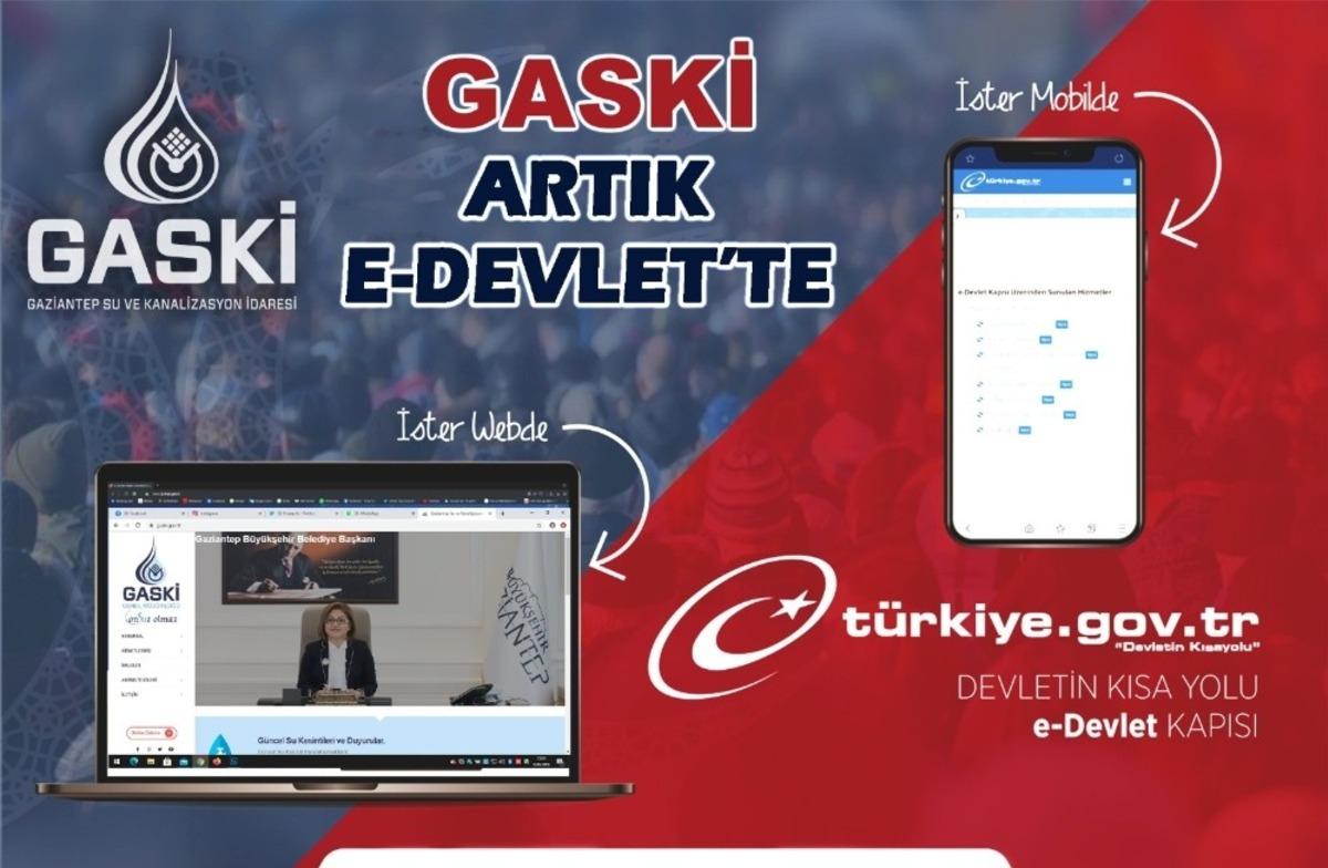 GASKİ artık e-devlette