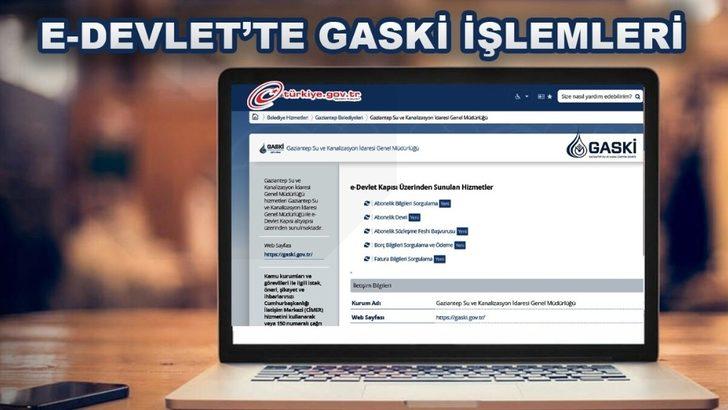 GASKİ artık e-devlette G2