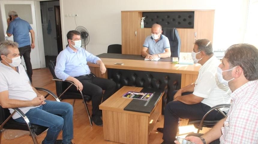 Milletvekili Tutdere, Başkan Olgun ile bir araya geldi