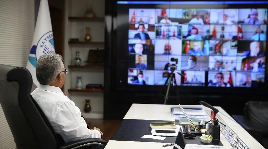 Başkan B&uuml;y&uuml;kkılı&ccedil; İl Pandemi Kurulu Toplantısına katıldı