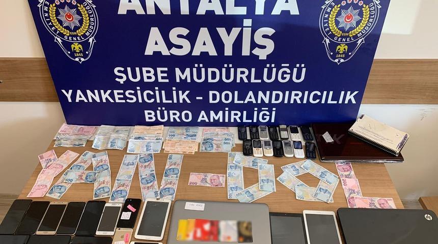 Antalya'da eskort siteleriyle dolandırıcılık operasyonu!