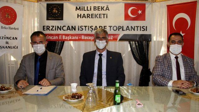Milli Beka Hareketi Erzincan il istişare toplantısı düzenlendi