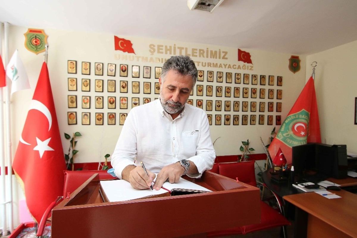 Başkan Sandal&rsquo;dan gazilere ziyaret