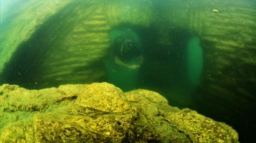 Depremde görünmez olmuştu! 'Batık şehir' ilk defa görüntülendi