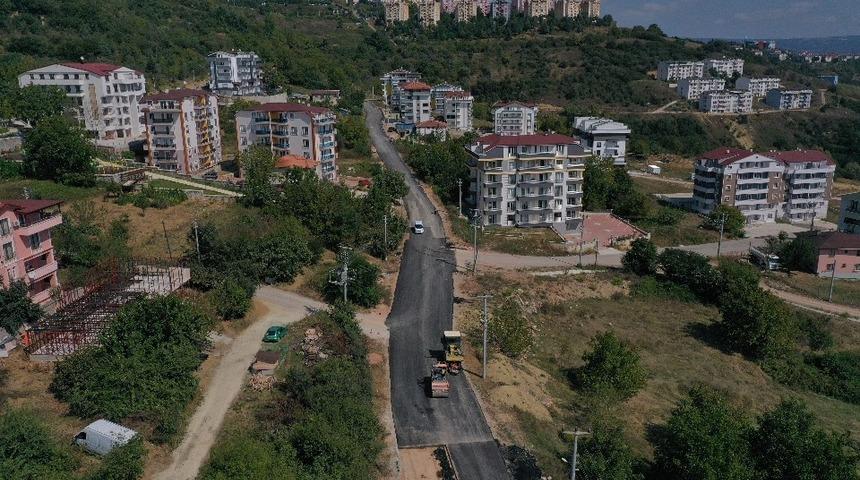 BÜyükşehir yol yapım çalışmalarını sürdürüyor