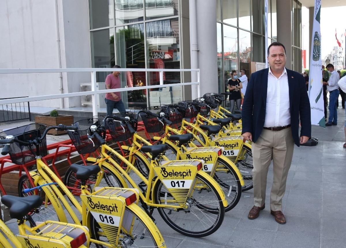 Akhisar&rsquo;da ilk kez &uuml;cretsiz kiralık bisiklet d&ouml;nemi
