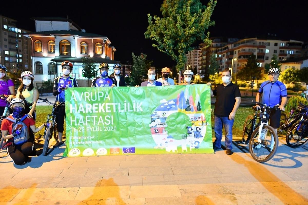 Yeşilyurt&rsquo;ta bisiklet korteji