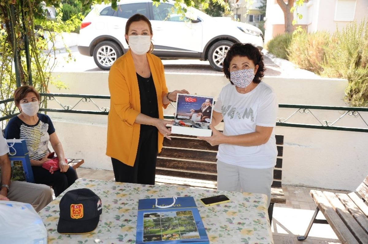 Başkan &Ccedil;alkaya Gazileri evlerinde ziyaret etti