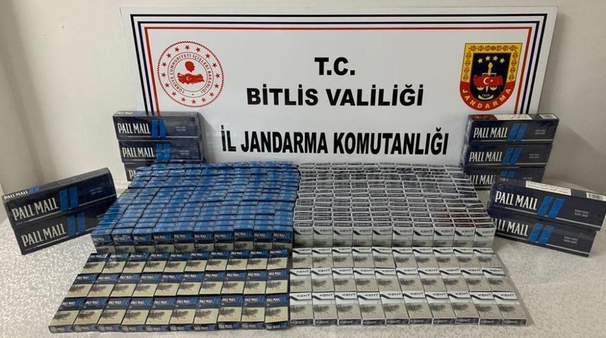 Bitlis&rsquo;te 865 paket ka&ccedil;ak sigara ele ge&ccedil;irildi