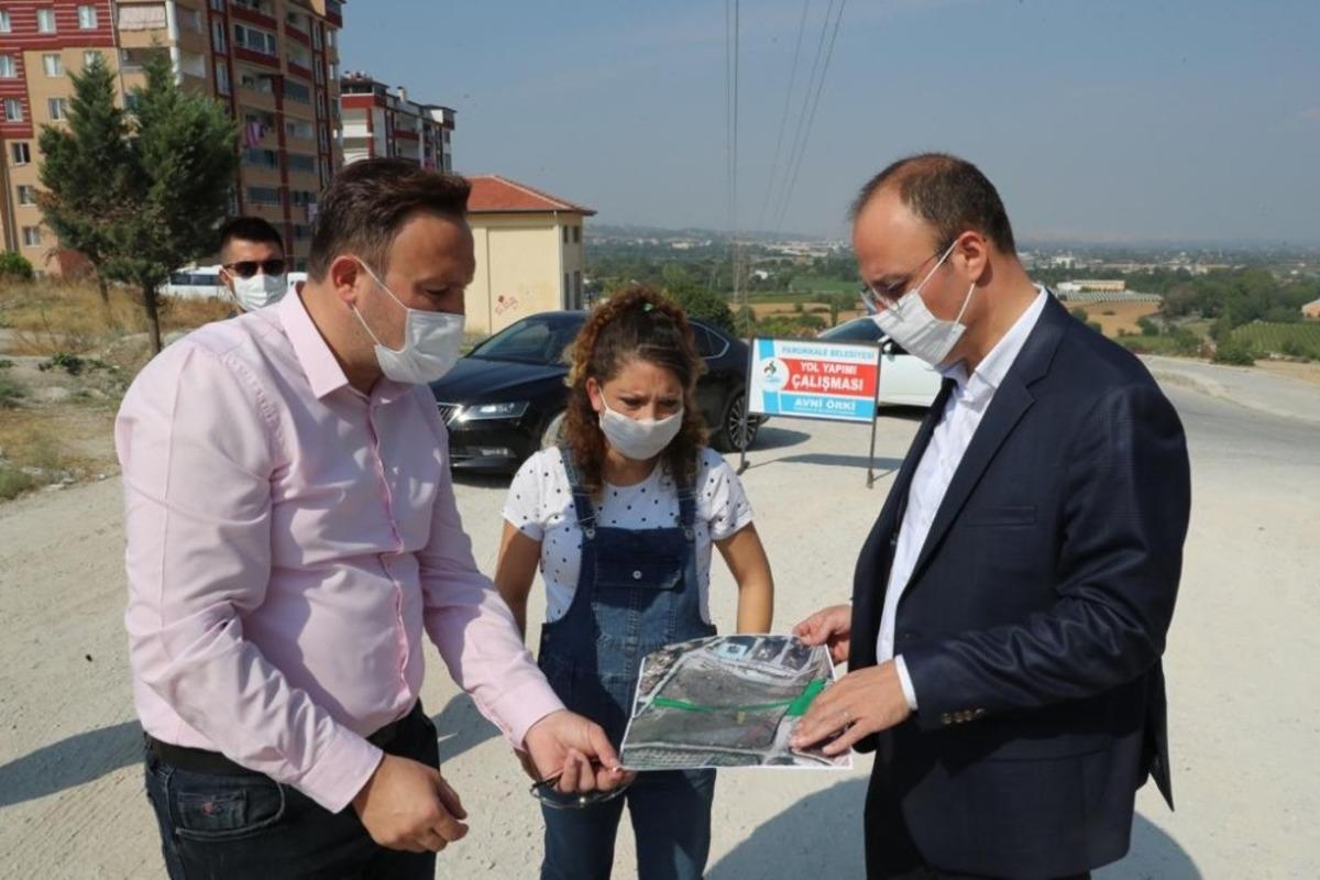 Pınarkent&rsquo;te beton kilit parke d&ouml;şeme &ccedil;alışmaları başladı