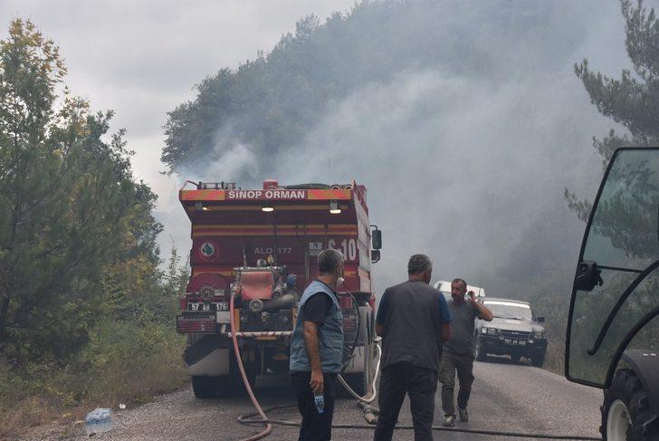 Otları temizlemek isterken ormanı yaktı G4